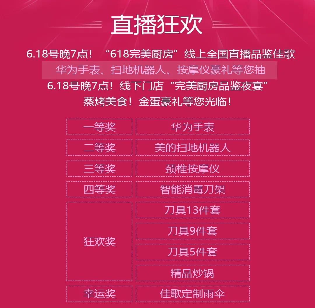 618完美廚房，超值好價帶走佳歌高品質(zhì)廚房八件套！