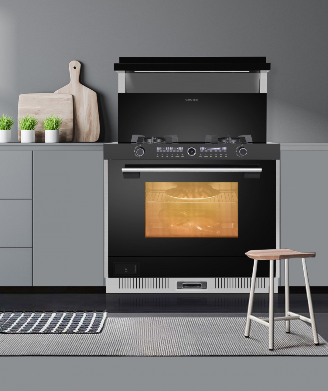 烤箱清潔太復雜？佳歌蒸烤一體集成灶幫你減負！