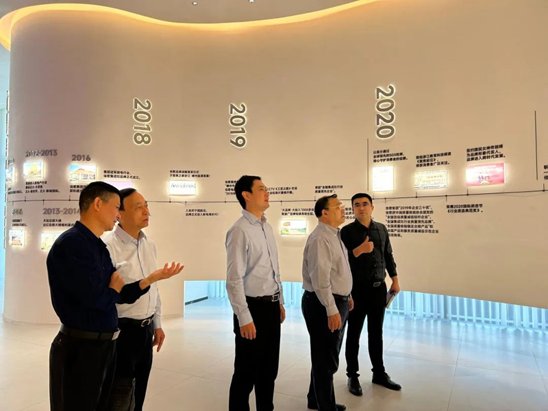 中國五金制品協(xié)會理事長張東立一行蒞臨佳歌二期智能化新工廠參觀考察！